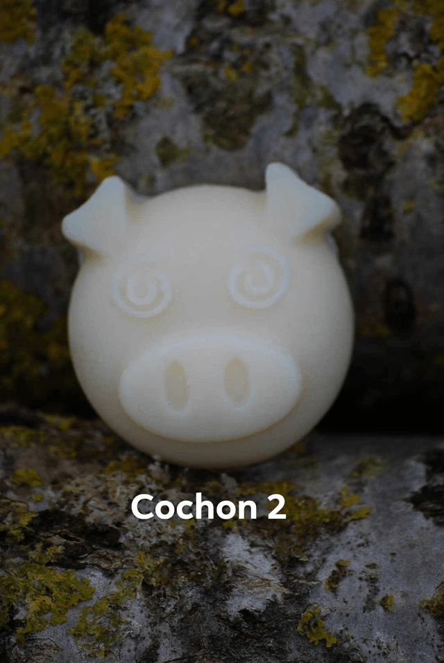 Petit cochon Flocon 1 (saponification à froid)