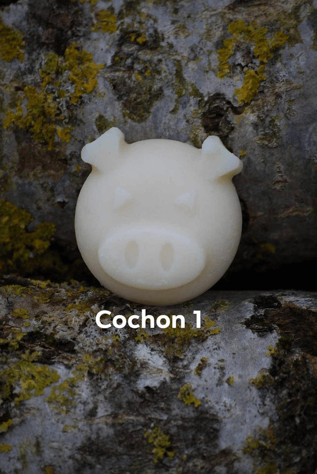 Petit cochon Flocon 1 (saponification à froid)